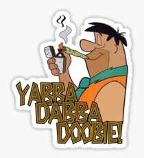 Fred Flintstoned Sticker