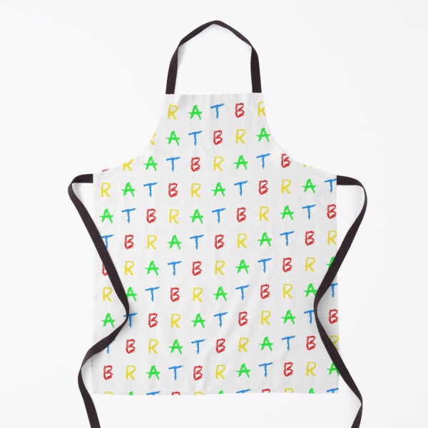 Item preview, Brat (White Seamless Rainbow Pattern) designed and sold by IKDG.