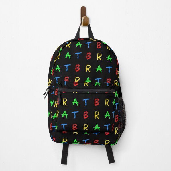 Item preview, Brat (Black Seamless Rainbow Pattern) designed and sold by IKDG.