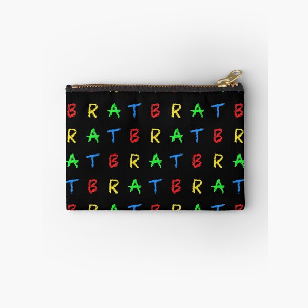 Item preview, Brat (Black Seamless Rainbow Pattern) designed and sold by IKDG.