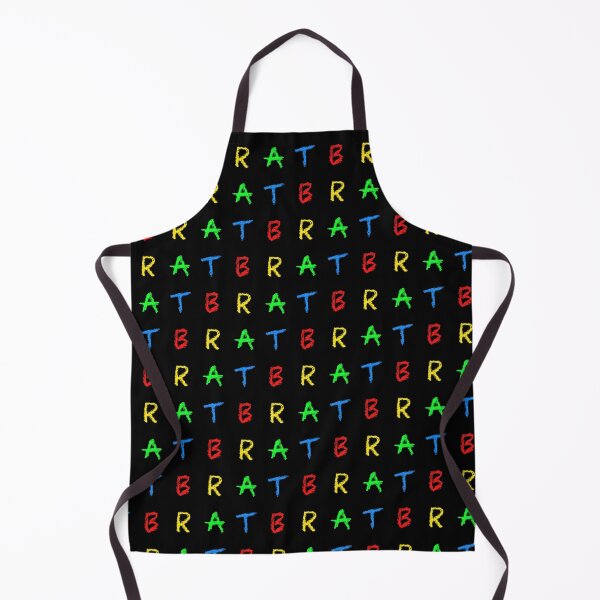 Item preview, Brat (Black Seamless Rainbow Pattern) designed and sold by IKDG.