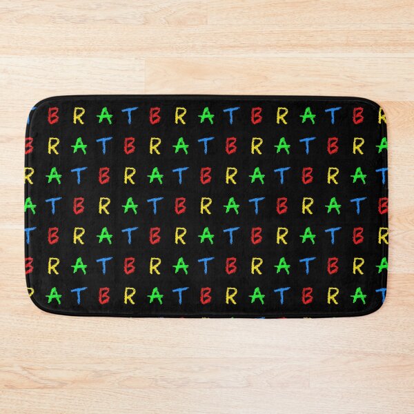 Item preview, Brat (Black Seamless Rainbow Pattern) designed and sold by IKDG.
