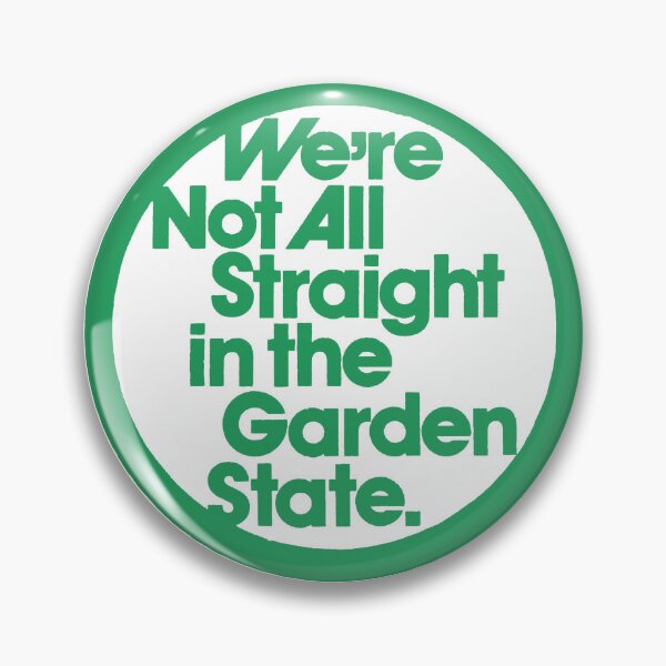 Item preview, We're Not All Straight in the Garden State. LGBTQ+ Queer Victoria, Australia designed and sold by mayaofbamburgh.