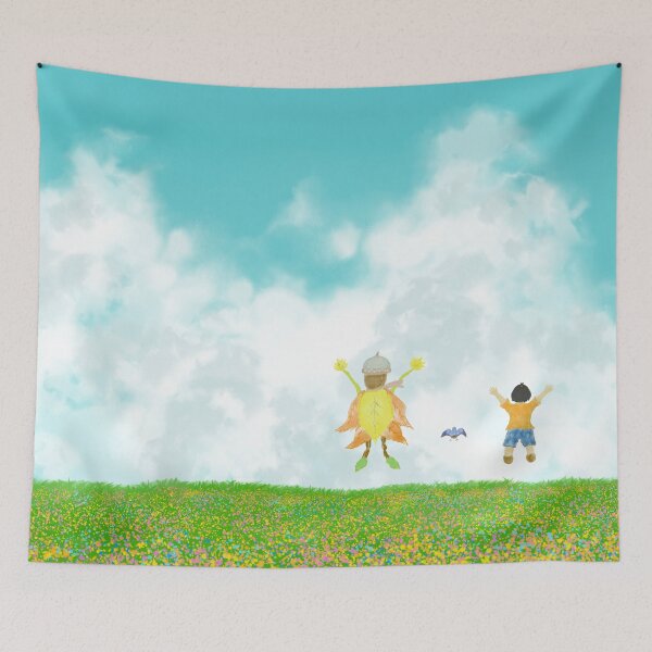 Item preview, Three friends jumping for joy - protect nature designed and sold by greenPQBstudio.