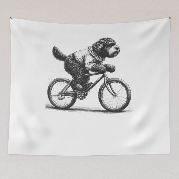 Item preview, Barbet Riding Bike designed and sold by Kimberley King Art  King Art.