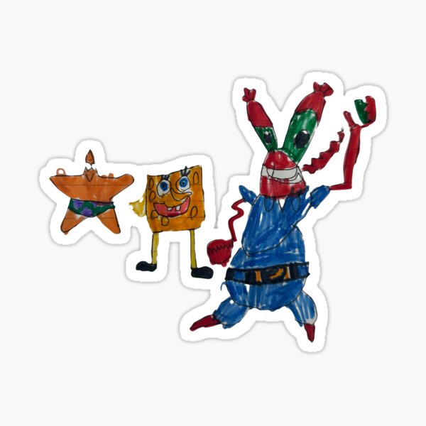 Vista previa del artículo con la obra «Bob Esponja y sus amigos», diseñado y vendido por montiannastore.
