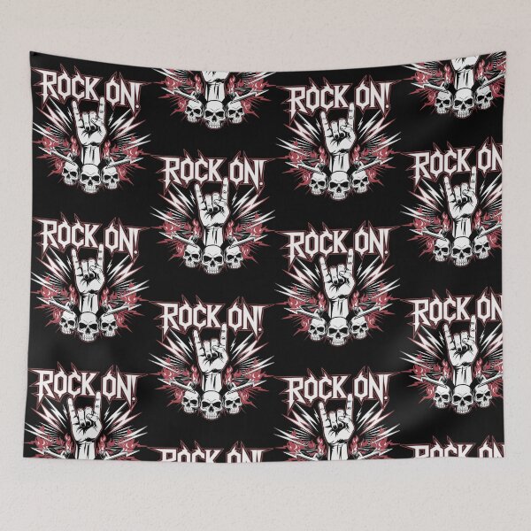 Aperçu de l'œuvre Rock On pour toujours créée et vendue par wzetart.