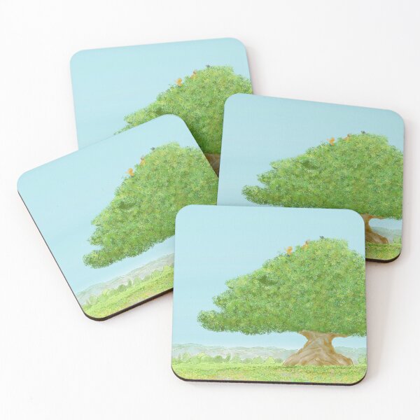Item preview, Three friends sitting on a big tree designed and sold by greenPQBstudio.