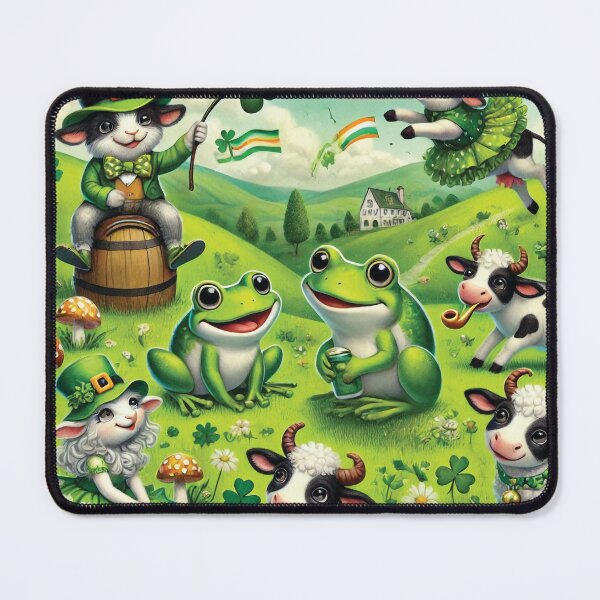 Item preview, Whimsical St. Patrick’s Day Animal Parade designed and sold by Baharaby.