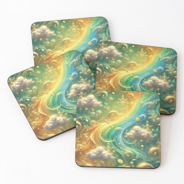 Item preview, Magical St. Patrick’s Day Rainbow & Gold Pattern designed and sold by Baharaby.