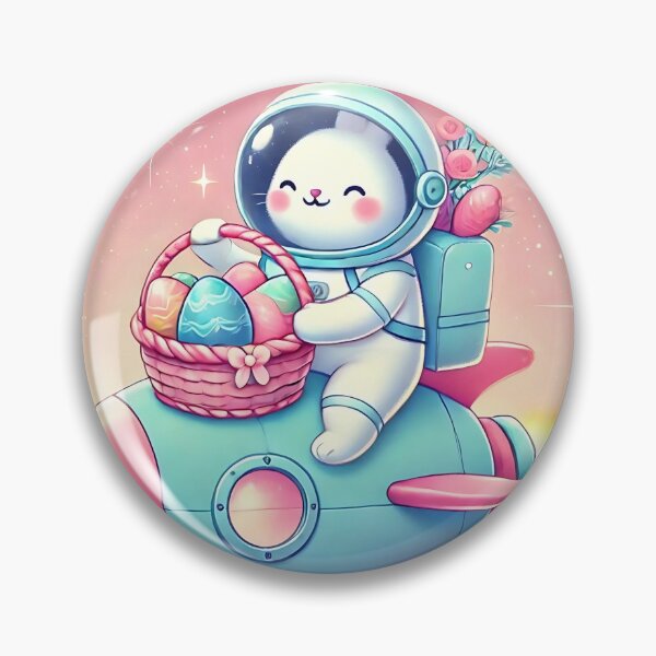 Artikelvorschau, Osterhasen-Astronaut auf Raketenfahrt entworfen und verkauft von MadameSayCheese.