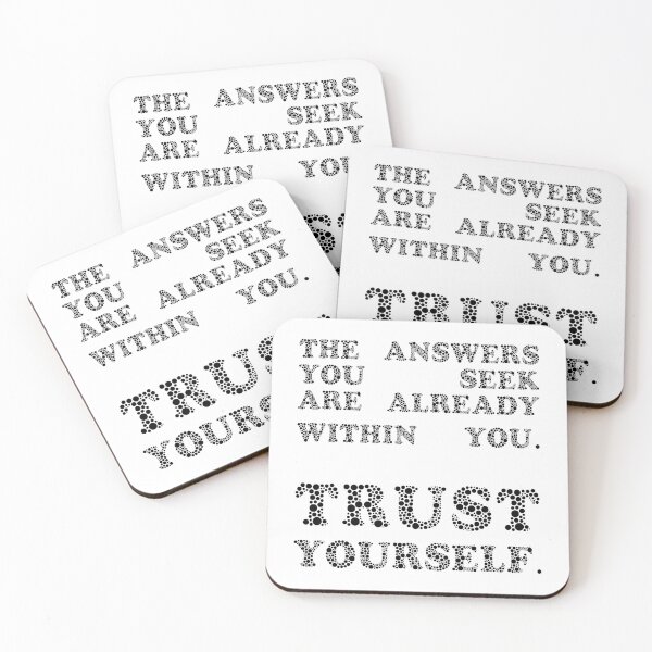 Item preview, The answers you seek are already within you. Trust yourself., Unique designed and sold by villacreativa.