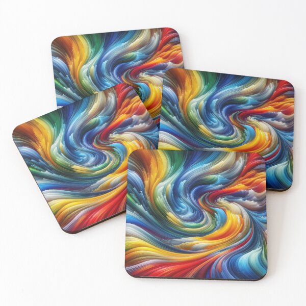 Item preview, Colorful Art Waves designed and sold by Hegen79.