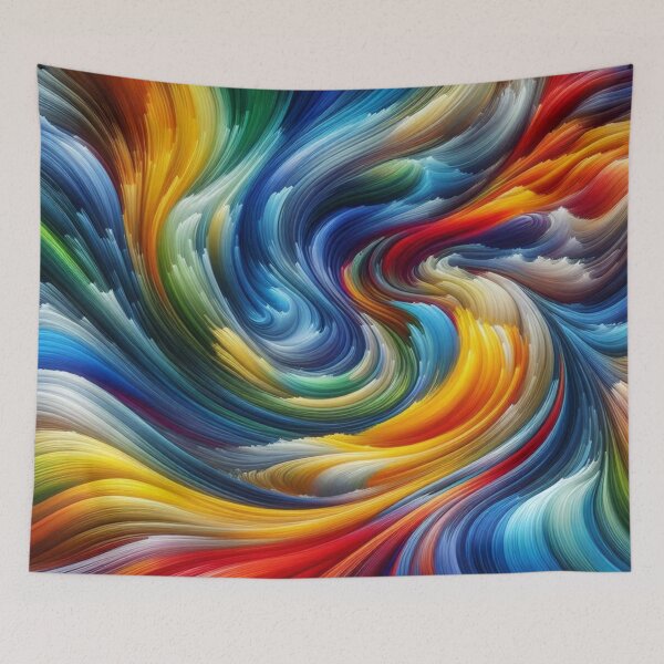 Item preview, Colorful Art Waves designed and sold by Hegen79.