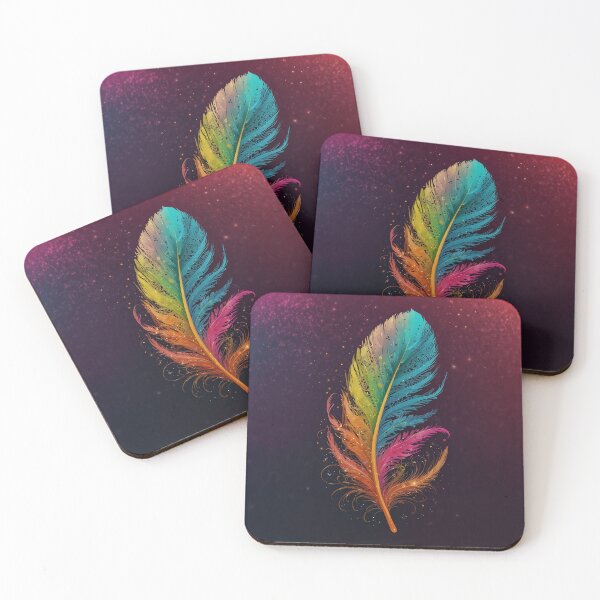 Item preview, Vibrant Embellished Feather 3 designed and sold by AussieConcepts.