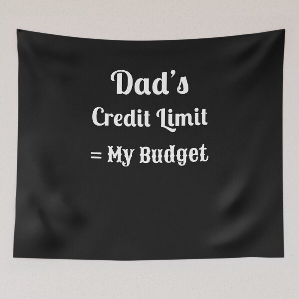 Item preview, Dad’s Credit Card - Statement Tee designed and sold by Fleetwood1994.
