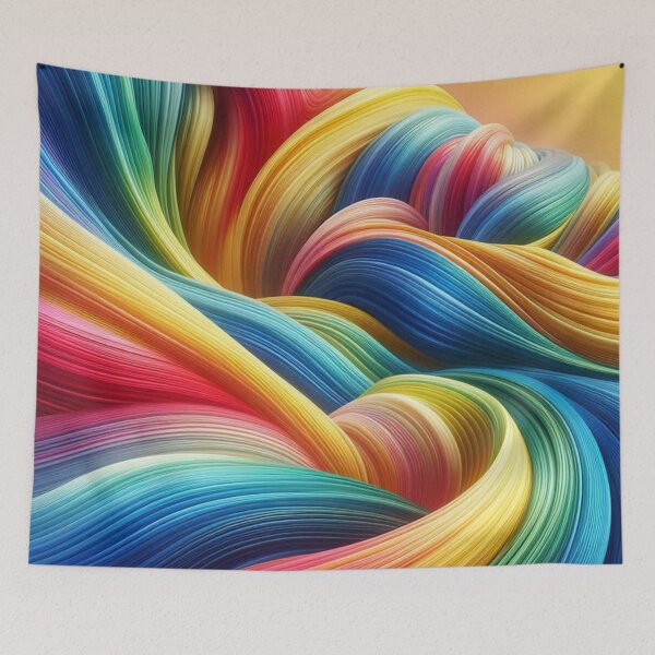 Item preview, Colorful Art Waves designed and sold by Hegen79.