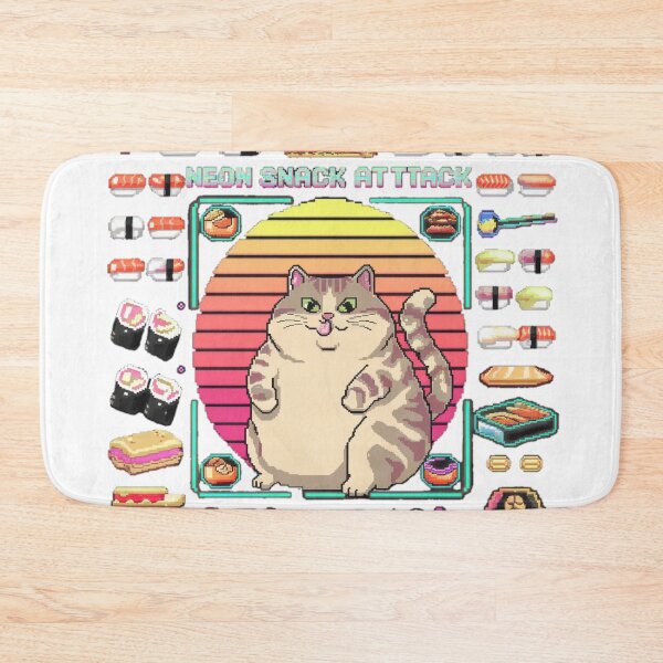 Item preview, Neon Snack Attack designed and sold by ChonkingHazard.