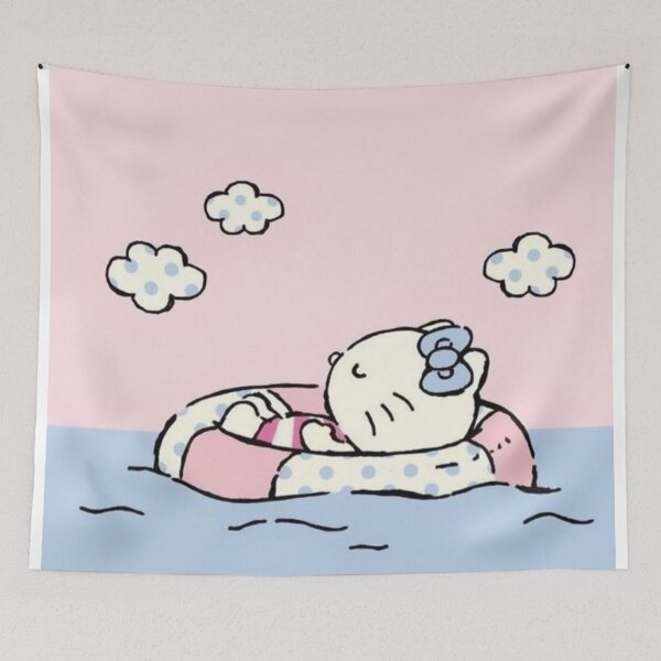 Item preview, Hello Kitty en la playa designed and sold by sunfyrethegold.
