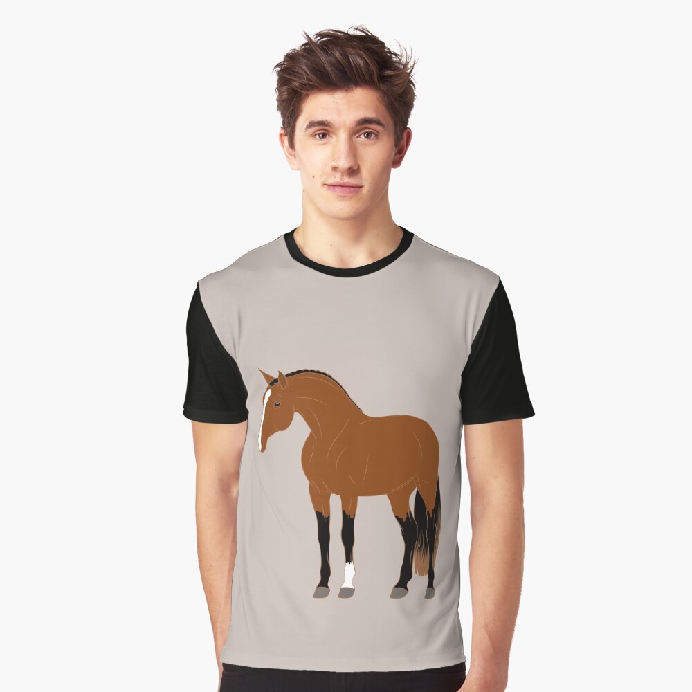 Aperçu de l'œuvre T-shirt graphique créée et vendue par WebEquitation.