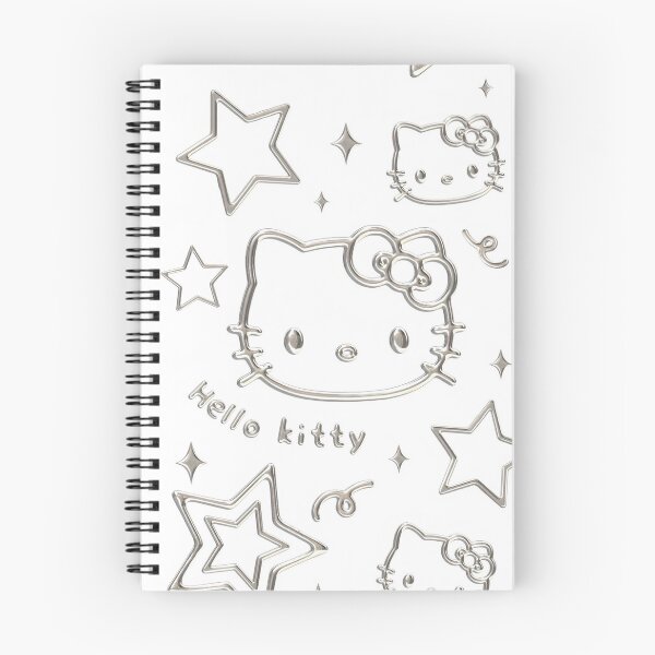 Item preview, Silver Hello Kitty Pattern designed and sold by sunfyrethegold.