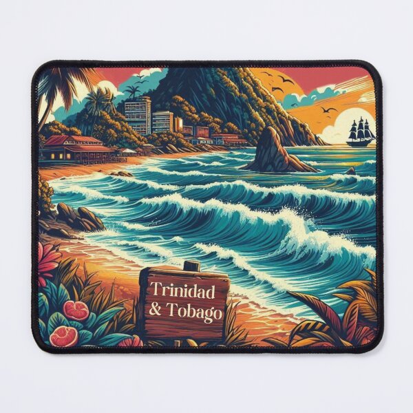Item preview, Trinidad and Tobago designed and sold by Myra365Art.