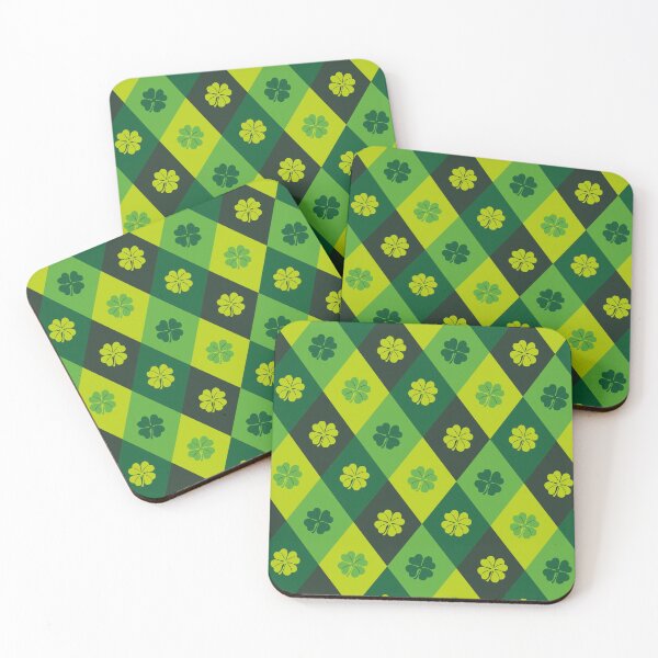 Item preview, diamond pattern with clover leaves designed and sold by Mauswohn.