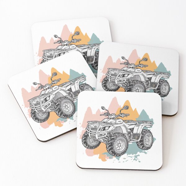 Item preview, Minimalist Line Art ATV Design – Perfect for Off-Road Enthusiasts designed and sold by DscapeDesigns.