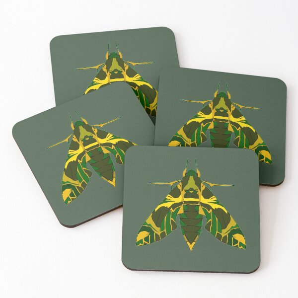 Item preview, oleander Moth art nouveau designed and sold by Moth-Oak.
