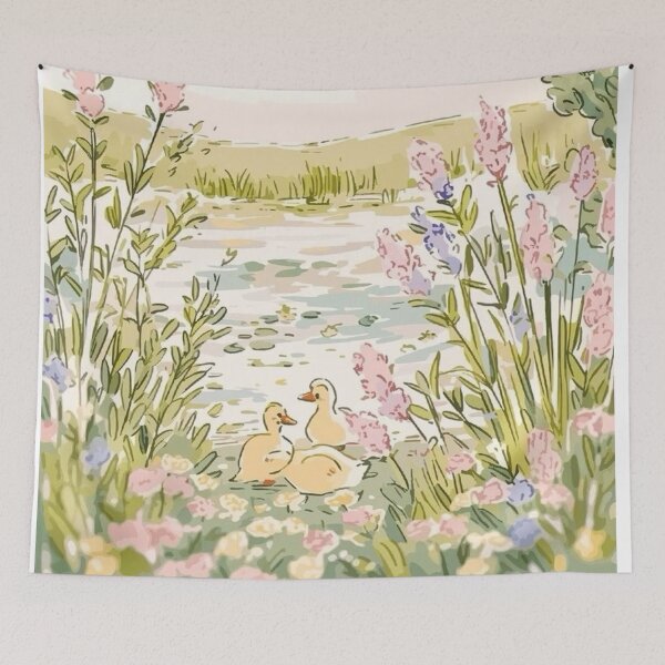Item preview, Pastel Watercolour nature view designed and sold by sunfyrethegold.