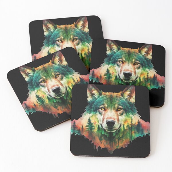 Item preview, “Watercolor Wolf - The Magical Art of Nature”. designed and sold by Tomasz  Siennicki.