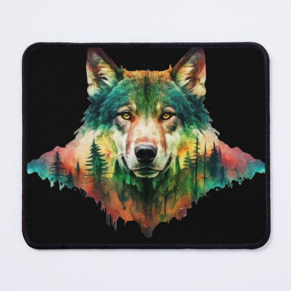 Item preview, “Watercolor Wolf - The Magical Art of Nature”. designed and sold by Tomasz  Siennicki.