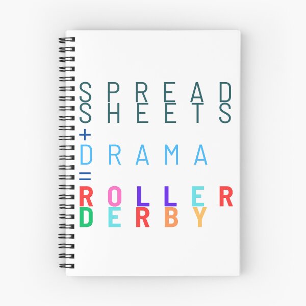 Item preview, Spreadsheets + Drama = Roller Derby designed and sold by mxscouticus.