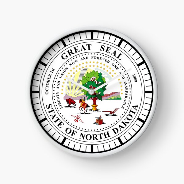 Item preview, North Dakota Seal Dial Design designed and sold by MadeInR.