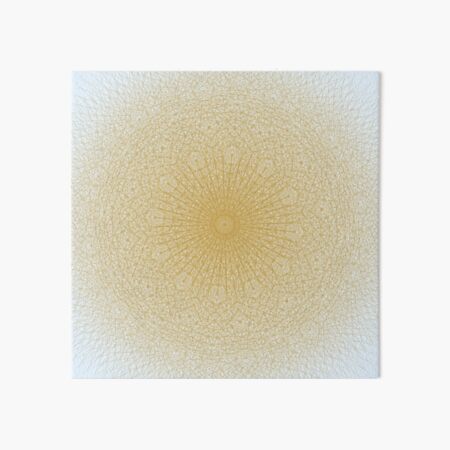 Abstract Mandala 43 Art Board Print