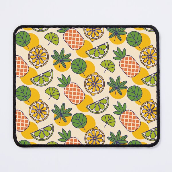 Item preview, pineapple and lemon slices, pattern designed and sold by Mauswohn.