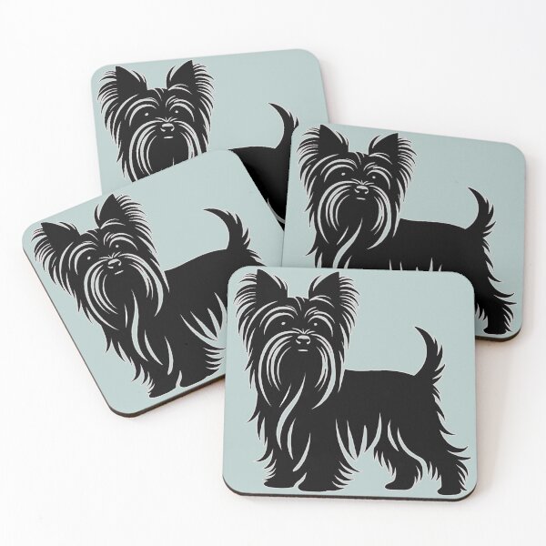Item preview, Delicate Terrier Outline: A Small Dog With Adorable Flowing Fur designed and sold by CoolVisionStd.