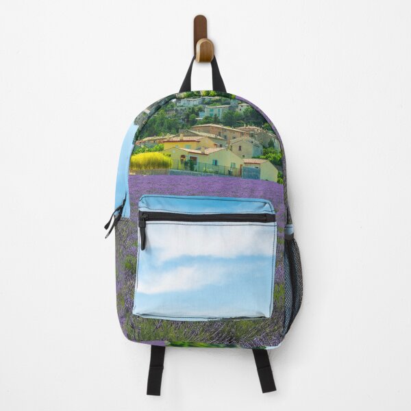 Item preview, Lavender field and Simiane la Rotonde village. Provence, France designed and sold by Stefano Orazzini.
