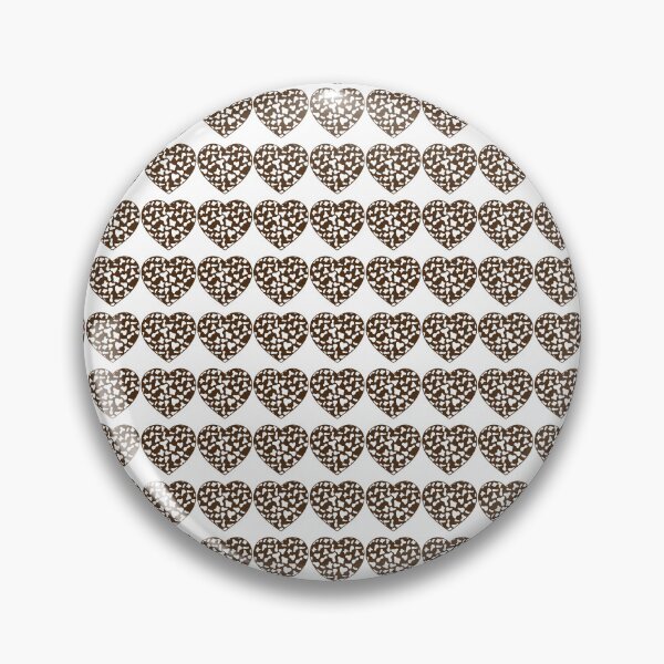 Item preview, Regular Grid Small White Cow Patches on Black Cowhide | Continues Black Cow Heart designed and sold by PatternPen.