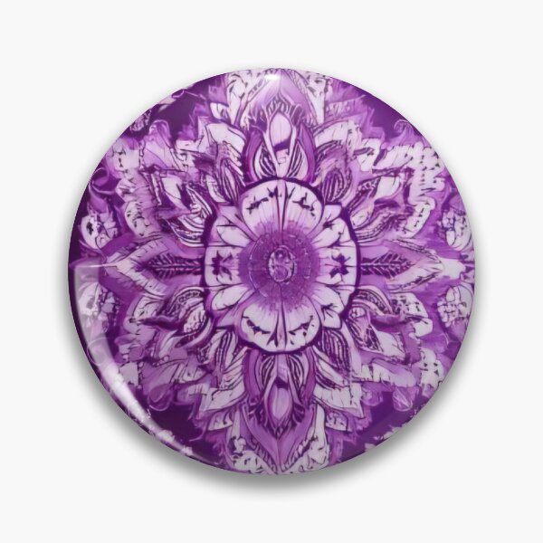 Item preview, A purple and white Kashmir pattern -2- designed and sold by Dutchie-in-Gemany.