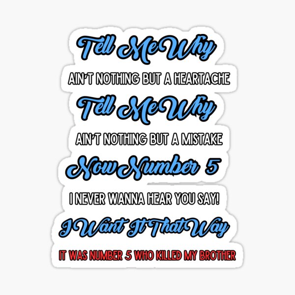 Item preview, Brooklyn 99 I Want It That Way designed and sold by Shadydesigner.