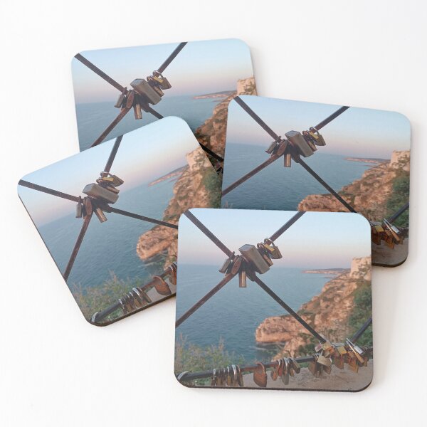 Item preview, Eternal Love: Locks at Peschici Belvedere designed and sold by EpicVistas.