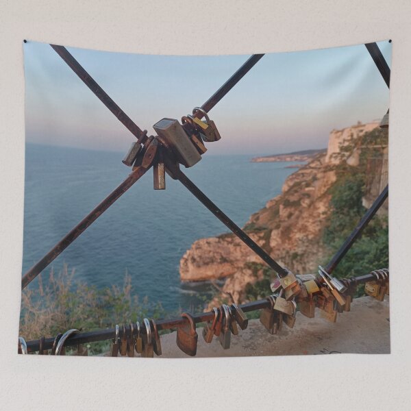 Item preview, Eternal Love: Locks at Peschici Belvedere designed and sold by EpicVistas.