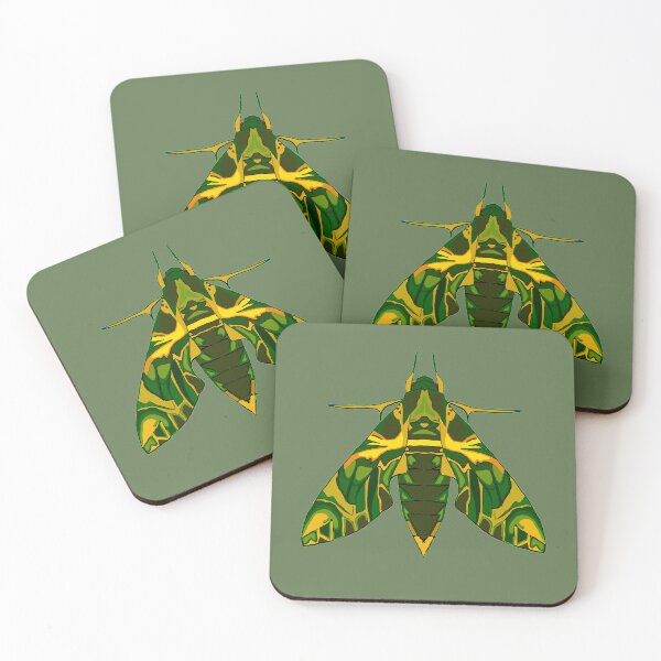 Item preview, detailed oleander Moth art nouveau designed and sold by Moth-Oak.