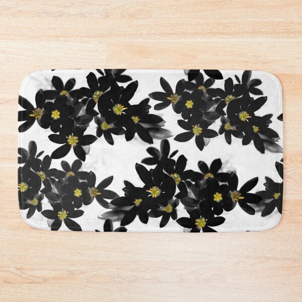 Item preview, Yellow and Black Floral Pattern designed and sold by Siene Browne.