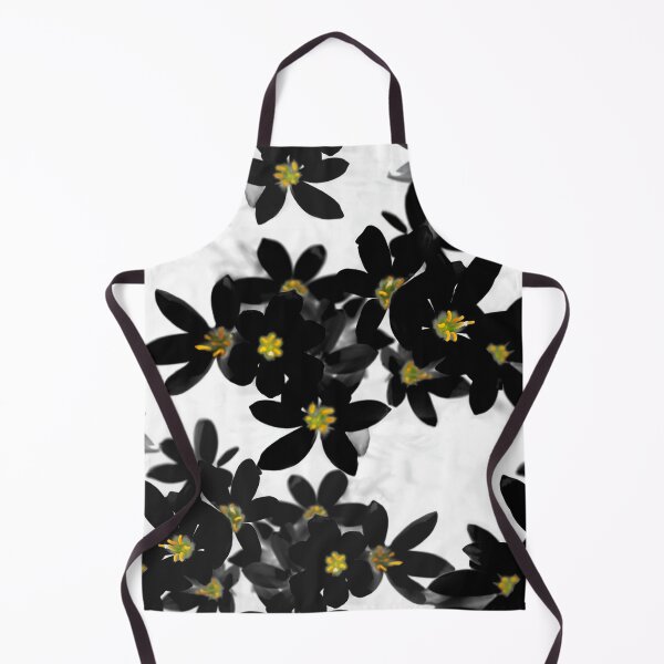 Item preview, Yellow and Black Floral Pattern designed and sold by Siene Browne.