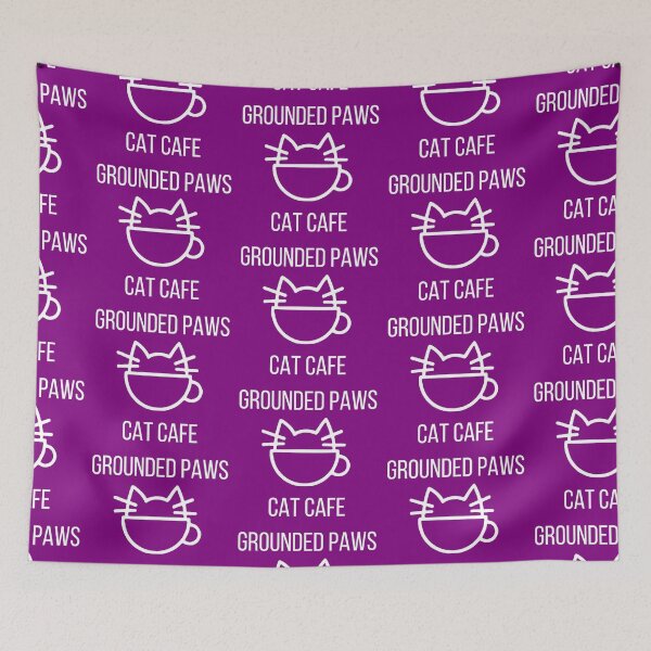 Item preview, GROUNDED PAWS CAT CAFE designed and sold by GroundedPaws.