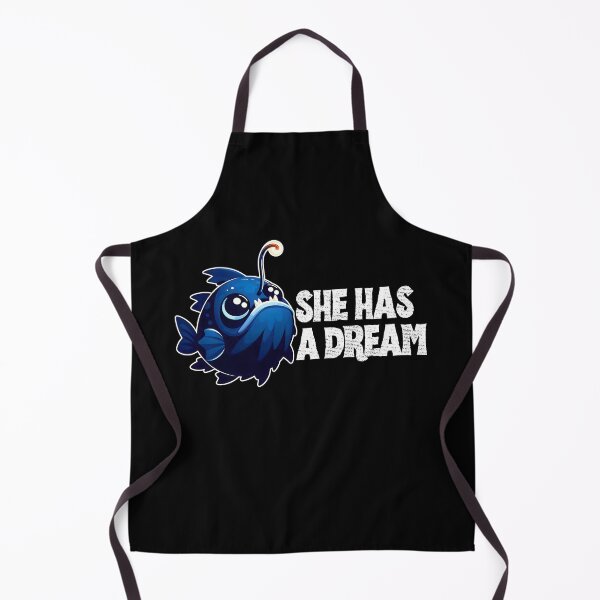 Item preview, Cute Anglerfish Deep Sea Devil Emotional She Has A Dream designed and sold by masterdeer.