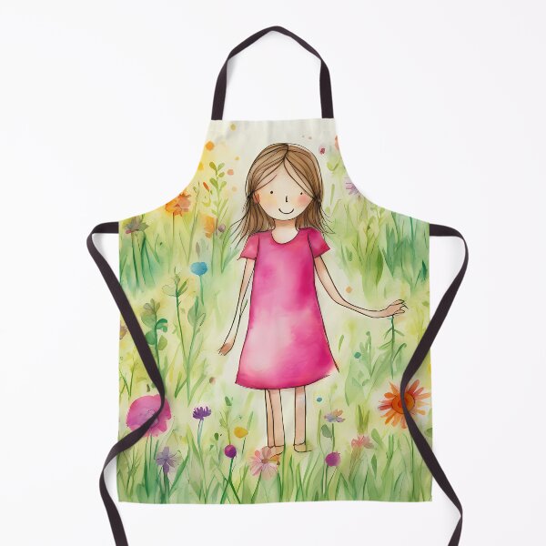 Item preview, Child in Pink Dress with Flowers designed and sold by CalmnessbyChoice.