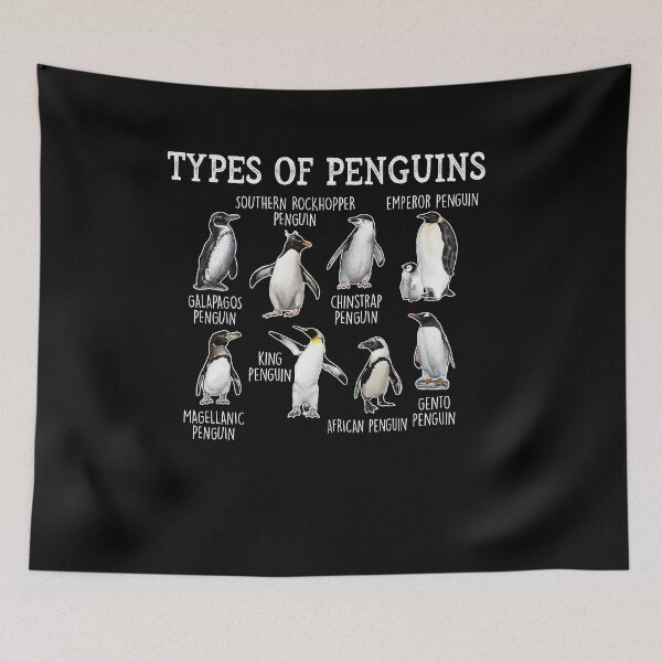 Item preview, Types Of Penguins Of World Animal Penguin Lover designed and sold by Dressed For  Duty.